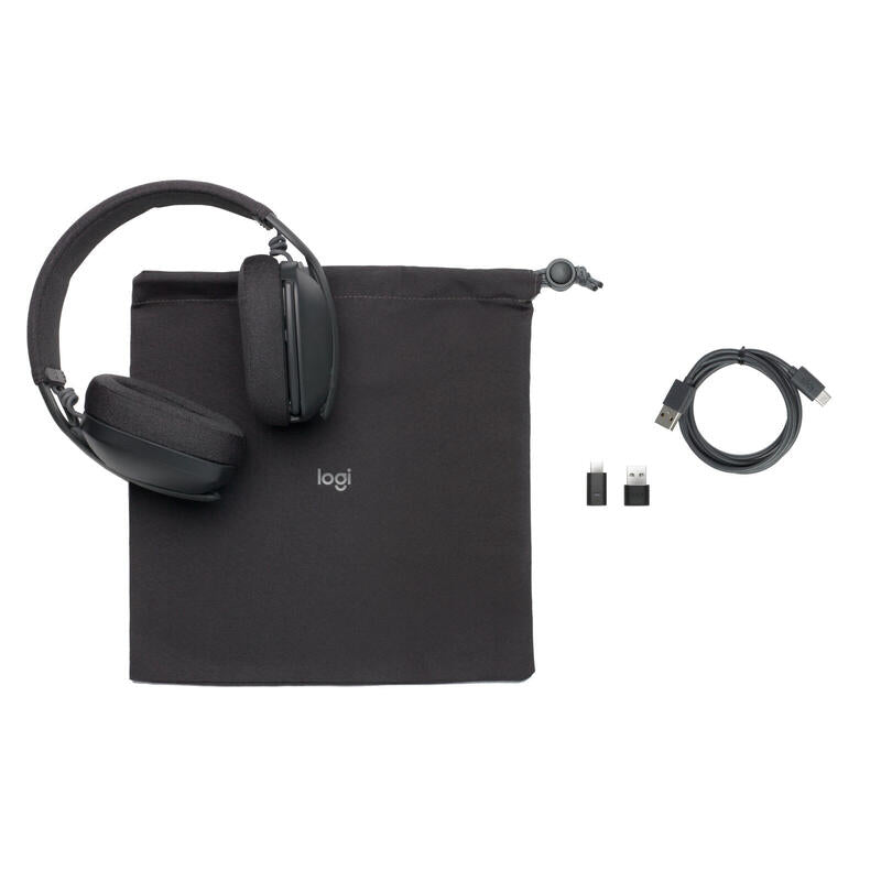 Logitech Zone Vibe - Auriculares Inalámbricos Grafito Versión Teams Todos los auriculares | Logitech