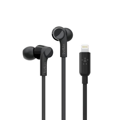 Belkin Rockstar - Auriculares Lightning para Apple Negros Todos los auriculares | BELKIN