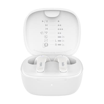 Belkin SoundForm Motion - Auriculares Bluetooth Blancos