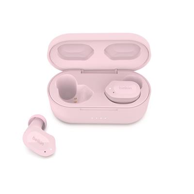 Belkin Soundform Play - Auriculares Intraurales TWS Bluetooth Rosas