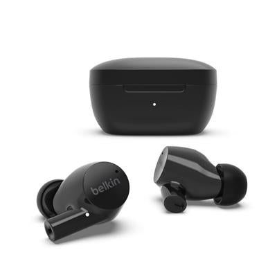 Belkin Soundform Rise - Auriculares Bluetooth TWS Negros