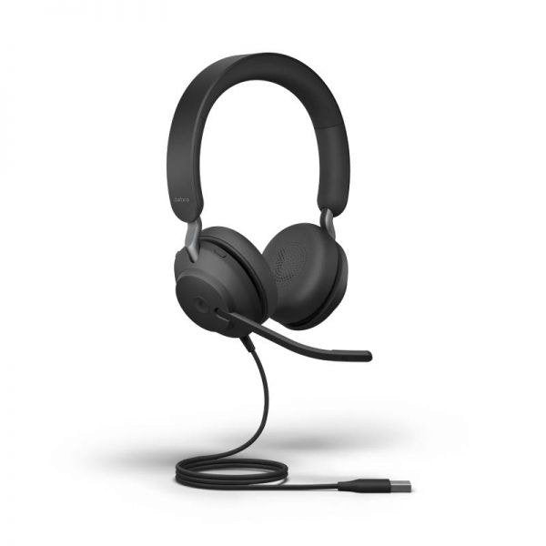 Jabra Evolve2 40 SE USB-A MS Stereo - Auriculares Stereo USB-A Optimizados para Teams Todos los auriculares | JABRA