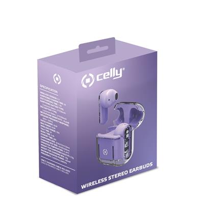 Celly SHEER Summer - Auriculares Bluetooth Violeta