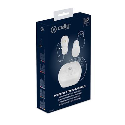 Celly FLIP2 - Auriculares Intraurales Bluetooth TWS Blancos