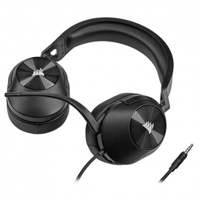 Corsair HS55 Stereo - Auriculares Gaming Multiplataforma con Cable Negros Todos los auriculares | CORSAIR