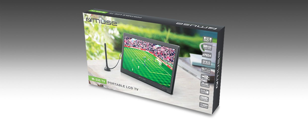 TV Muse M-335 10" TFT 4:3/16:9 Analógico y Digital Televisores | Muse
