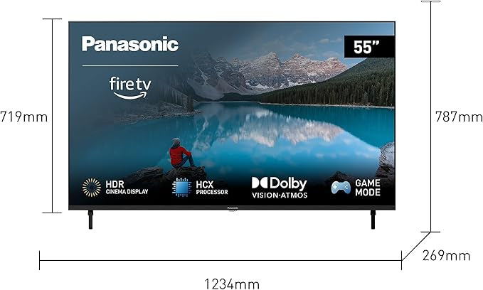 TV Panasonic 55" TX-55MX800E 4K Ultra HD, LED Smart T,V Android, Wifi, Bluetooth, Negro Televisores | PANASONIC