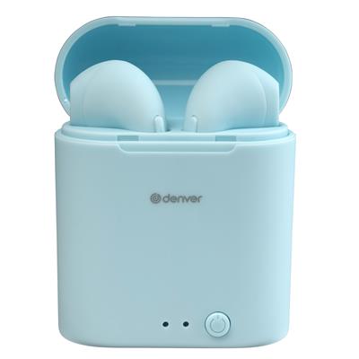 Denver TWE-46 - Auriculares Bluetooth Azul Celeste Todos los auriculares | DENVER