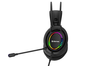 Denver GHS-130 - Auriculares Gaming con Cable