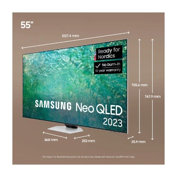 Tv Samsung 55" TQ55QN85CATXXC Neo QLED Smart TV, 4K Ultra HD, Tizen, Quantum Matrix Gaming 120Hz Procesador con IA Televisores | Samsung