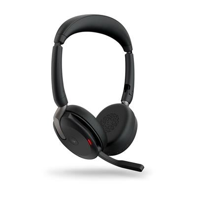 Jabra Evolve2 65 Flex Link380c MS Stereo - Auriculares Diadema Bluetooth para Oficina/Centro de llamadas Negro