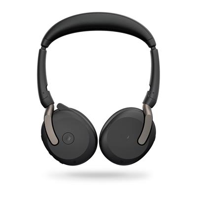 Jabra Evolve2 65 Flex Link380c MS Stereo - Auriculares Diadema Bluetooth para Oficina/Centro de llamadas Negro