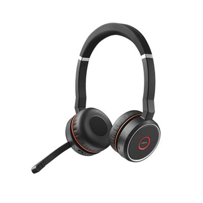 JABRA Evolve 75 SE MS Stereo - Auriculares Bluetooth con Base de Carga