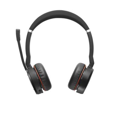 JABRA Evolve 75 SE MS Stereo - Auriculares Bluetooth con Base de Carga