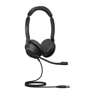 Jabra Evolve2 30 SE USB-A UC Stereo - Auriculares con Cable USB-A para Oficina/Centro de Llamadas Negros Todos los auriculares | JABRA