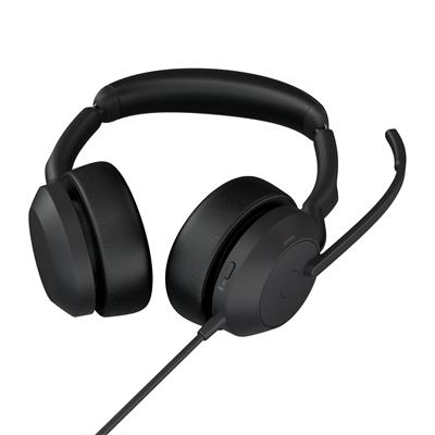 Jabra Evolve2 50 USB-A UC Stereo - Auriculares con Cable USB-A para Oficina/Centro de llamadas Negros Todos los auriculares | JABRA