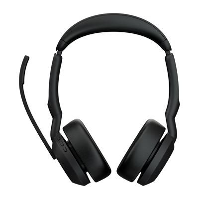 Jabra Evolve2 55 Link380c UC Stereo - Auriculares Bluetooth para Oficina/Centro de Llamadas Negro