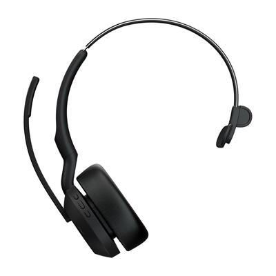 Jabra Evolve2 55 Link380a MS Mono - Auriculares Bluetooth para Oficina/Centro de llamadas Negros Todos los auriculares | JABRA