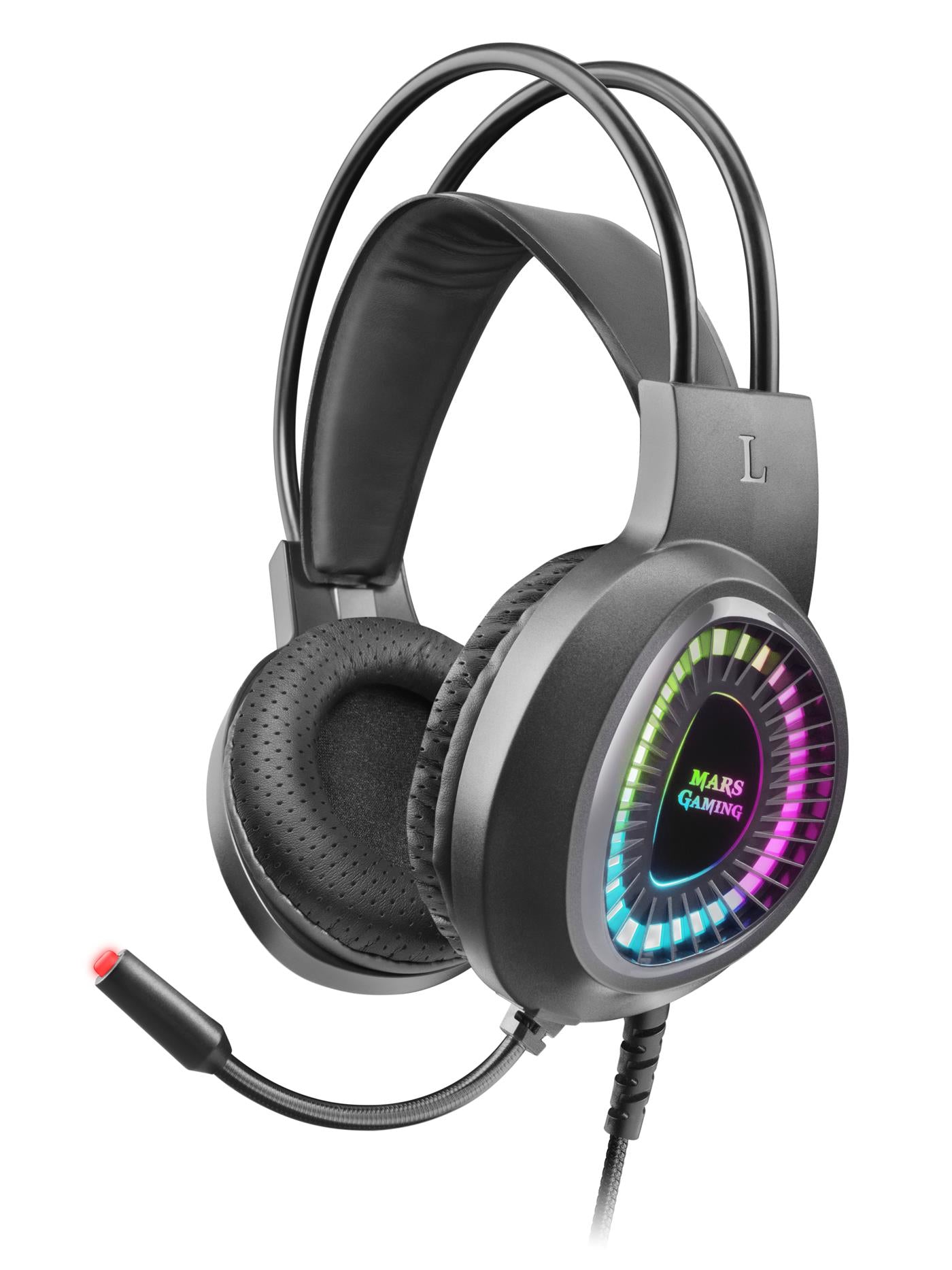 Mars Gaming Mh220 Argb Flow - Auriculares + Microfono Todos los auriculares | MARS GAMING