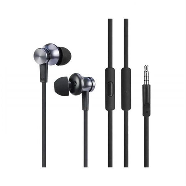 Xiaomi Mi In-Ear Basic - Cuffie intrauricolari nere con jack da 3,5 mm