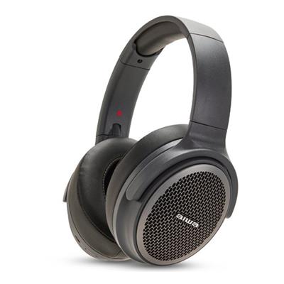 Aiwa HST-250BT/TN - Auriculares Bluetooth con Micrófono Gris