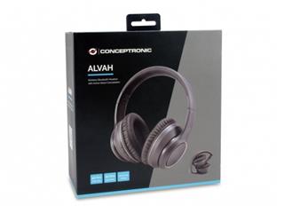 Conceptronic ALVAH01B - Auriculares Bluetooth con ANC Negros Todos los auriculares | CONCEPTRONIC