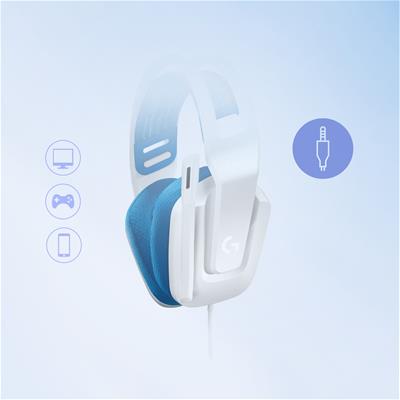 Logitech G335 - Auriculares Gaming con Cable Blancos Todos los auriculares | Logitech