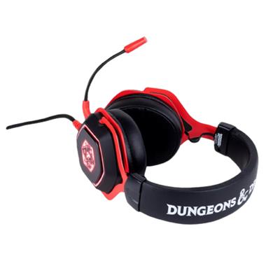 Konix Dungeons & Dragons D20 7.1 - Auriculares Gaming Multiplataforma Negro/Rojo Todos los auriculares | KONIX