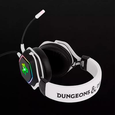 Konix Dungeons & Dragons D20 7.1 - Auriculares Gaming Multiplataforma Blancos Todos los auriculares | KONIX