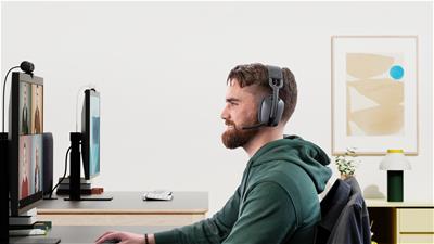 Logitech Zone Vibe - Auriculares Inalámbricos Grafito Versión Teams Todos los auriculares | Logitech