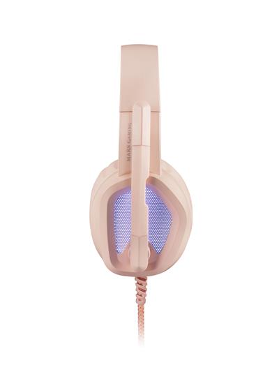 Mars Gaming MH320P - Auriculares Gaming RGB con Cable Rosa