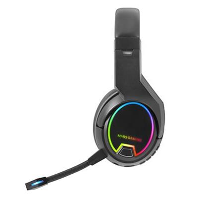 Mars Gaming MHW-100 - Auriculares Gaming Inalámbricos Negros Todos los auriculares | MARS GAMING