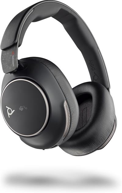 HP Poly Voyager Surround 80 UC - Auriculares Bluetooth con Certificación Microsoft Teams + Adaptador USB-C/A