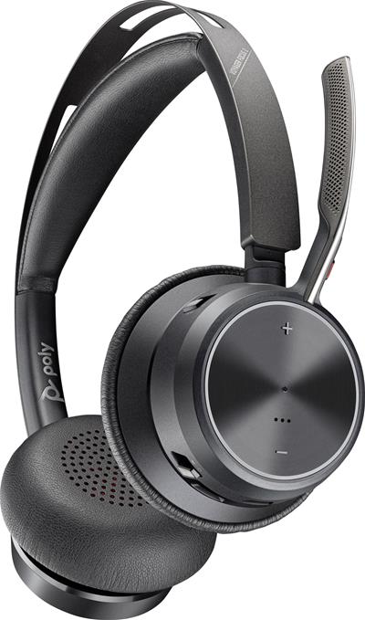 HP Poly Voyager Focus 2-M - Auriculares Bluetooth/USB-C con Certificado para Microsoft Teams