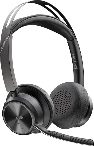 HP Poly Voyager Focus 2-M - Auriculares Bluetooth/USB-C con Certificado para Microsoft Teams