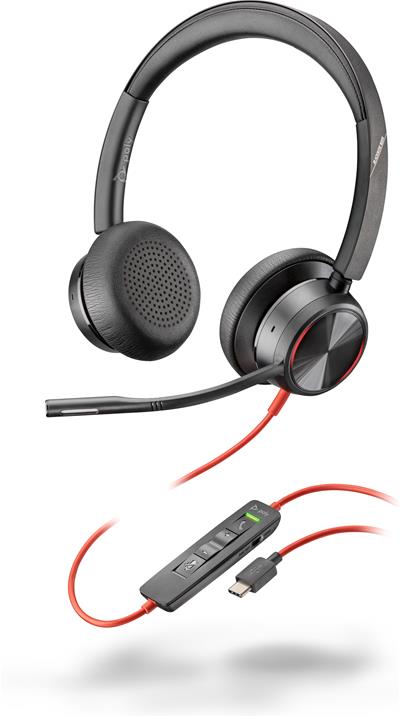 HP Poly Blackwire 8225 - Auriculares Estéreo USB-C + Adaptador USB-C/A Todos los auriculares | HP