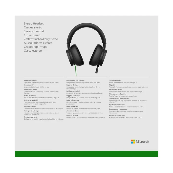 Casque Microsoft Xbox - Casque Gaming pour Xbox Series X/S/One/PC