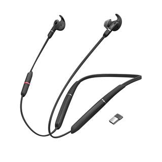 Jabra Evolve 65e MS & Link 370 - Auriculares Intraurales Bluetooth