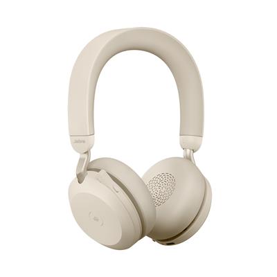 Jabra Evolve2 75 Link380a MS Stereo Beig - Auriculares Bluetooth Diadema Oficina/Centro de llamadas Beige