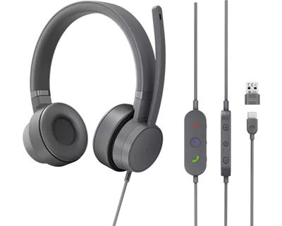 Lenovo Go - Auriculares ANC con Cable - Gris Todos los auriculares | LENOVO