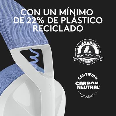 Logitech G435 LIGHTSPEED - Auriculares Gaming Inalámbricos Blancos Todos los auriculares | Logitech