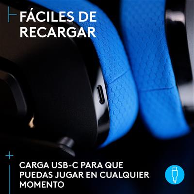 Logitech G G535 LIGHTSPEED - Auriculares Gaming Inalámbricos para PS4/PS5/PC con Micrófono Negro Todos los auriculares | Logitech