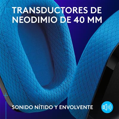 Logitech G G535 LIGHTSPEED - Auriculares Gaming Inalámbricos para PS4/PS5/PC con Micrófono Negro Todos los auriculares | Logitech