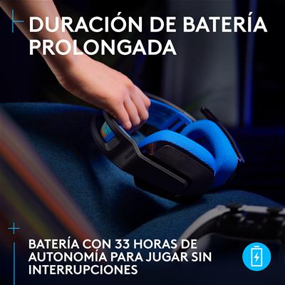 Logitech G G535 LIGHTSPEED - Auriculares Gaming Inalámbricos para PS4/PS5/PC con Micrófono Negro Todos los auriculares | Logitech