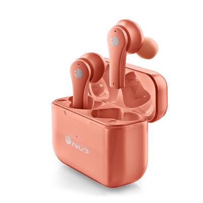 NGS Artica Bloom - Auriculares Bluetooth TWS Coral