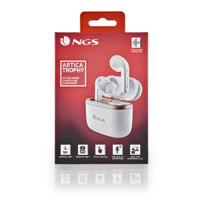 NGS Artica Trophy - Auriculares Bluetooth Blancos Todos los auriculares | NGS