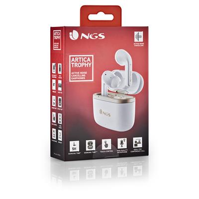 NGS Artica Trophy - Auriculares Bluetooth Blancos Todos los auriculares | NGS