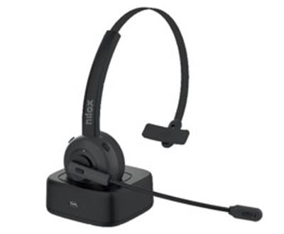 Nilox NXAUB001 - Auricular Inalámbrico Monoaural Negro