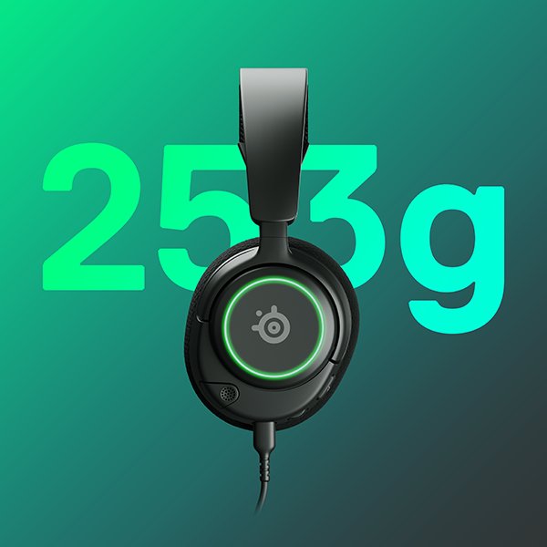 SteelSeries Arctis Nova 3 - Auriculares Gaming RGB PC/PS4/PS5/Switch Negros Todos los auriculares | STEELSERIES