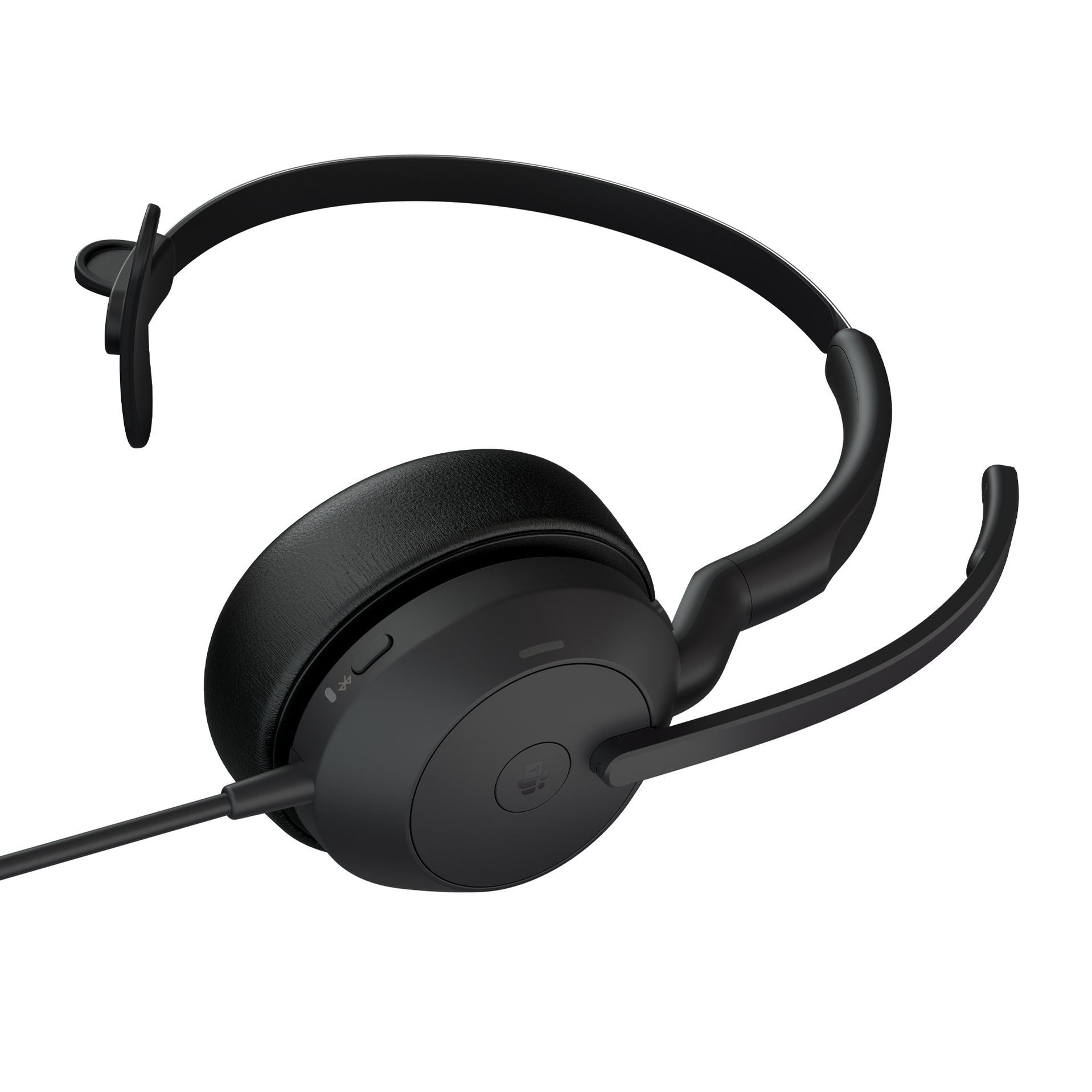 Jabra Evolve2 50 MS - Auricular Monoaural de Diadema USB-C para Oficina/Centro de Llamadas Negro Todos los auriculares | JABRA